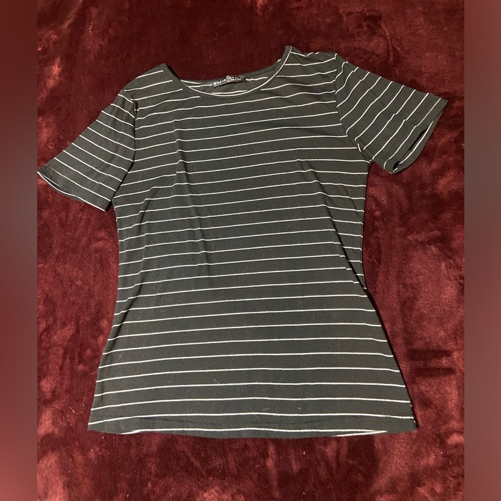 Short sleeve striped tee